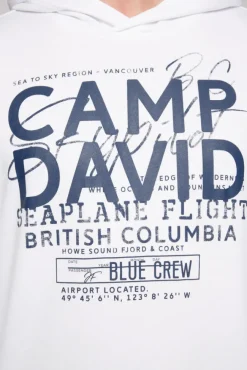 Herren CAMP DAVID & SOCCX Hoodie mit Label Print