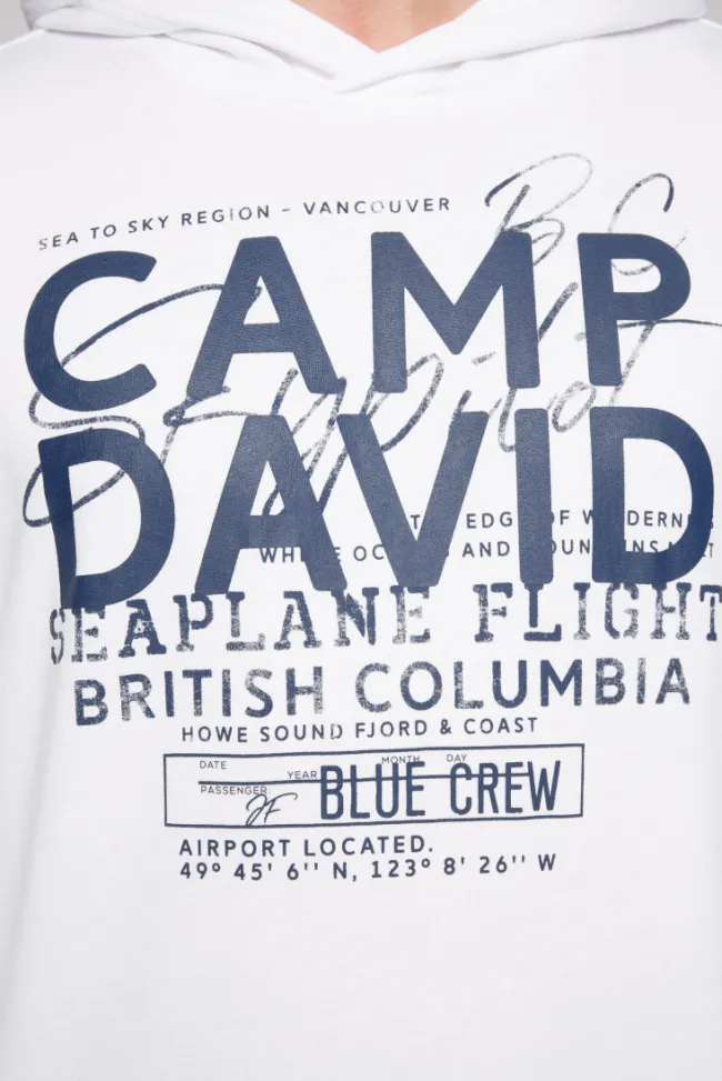 Herren CAMP DAVID & SOCCX Hoodie mit Label Print