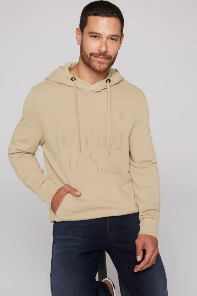 Herren CAMP DAVID & SOCCX Hoodie mit tonigem Logo Artwork