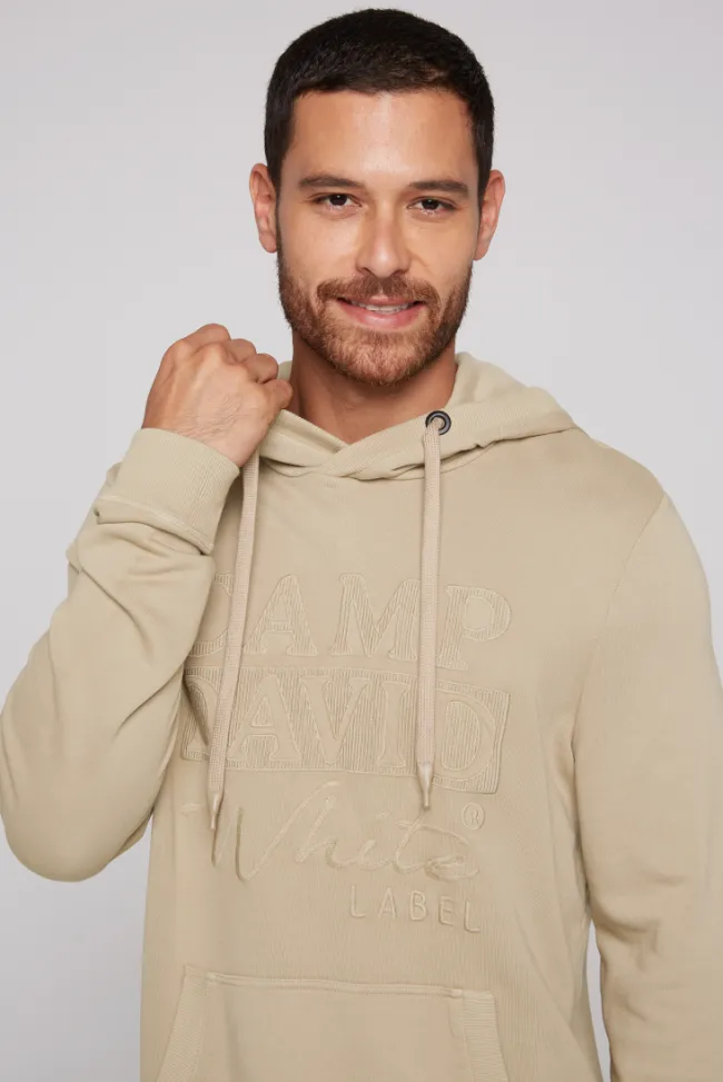 Herren CAMP DAVID & SOCCX Hoodie mit tonigem Logo Artwork