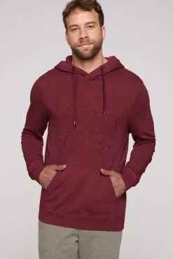 Herren CAMP DAVID & SOCCX Hoodie mit tonigem Logo Artwork