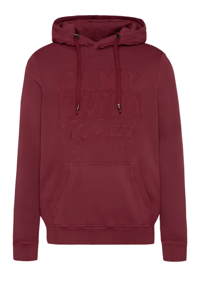 Herren CAMP DAVID & SOCCX Hoodie mit tonigem Logo Artwork
