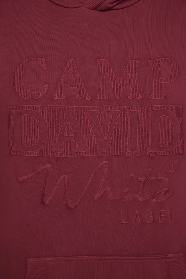 Herren CAMP DAVID & SOCCX Hoodie mit tonigem Logo Artwork