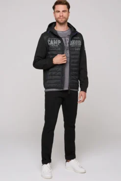 Herren CAMP DAVID & SOCCX 2-in-1  Softshelljacke mit abtrennbaren Ärmeln /
