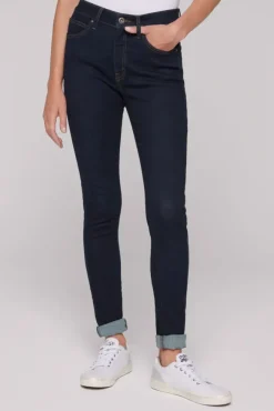 Damen CAMP DAVID & SOCCX Jeans AL:ICE Slim Fit dark blue