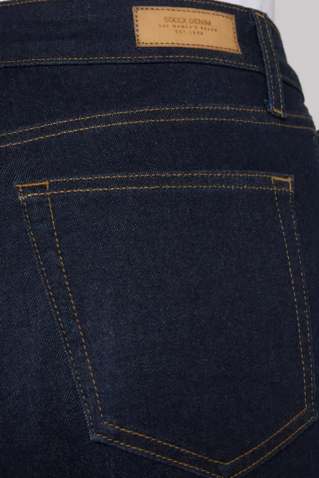 Damen CAMP DAVID & SOCCX Jeans AL:ICE Slim Fit dark blue