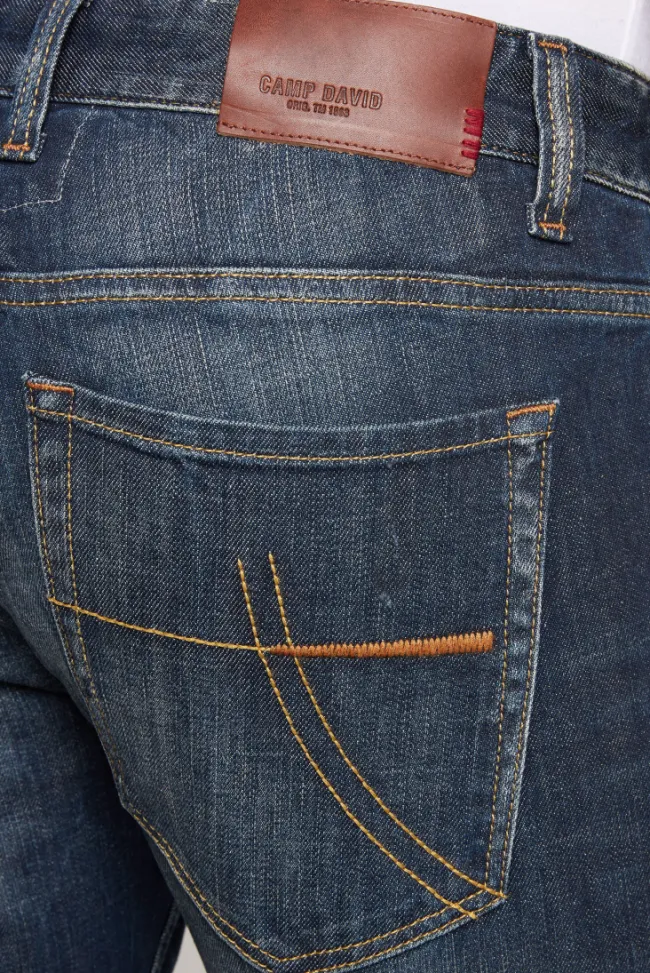 Herren CAMP DAVID & SOCCX Jeans BR:AD Regular Fit dark vintage
