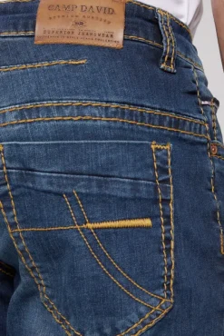 Herren CAMP DAVID & SOCCX Jeans CO:NO Comfort Fit blue used