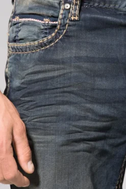 Herren CAMP DAVID & SOCCX Jeans CO:NO Comfort Fit blue black jogg