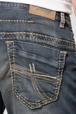 Herren CAMP DAVID & SOCCX Jeans CO:NO Comfort Fit blue black jogg
