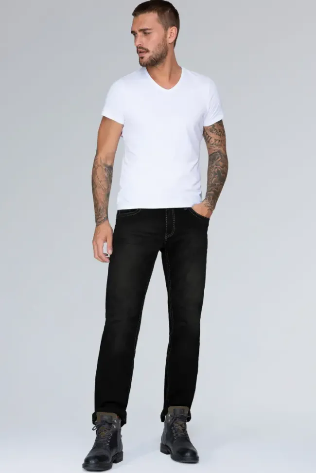 Herren CAMP DAVID & SOCCX Jeans CO:NO Comfort Fit black used