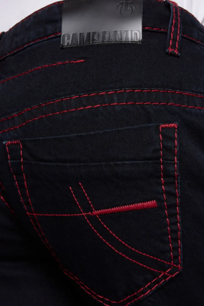 Herren CAMP DAVID & SOCCX Jeans CO:NO Comfort Fit deep blue black