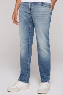 Herren CAMP DAVID & SOCCX Jeans CO:NO Comfort Fit light blue jogg