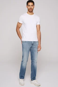 Herren CAMP DAVID & SOCCX Jeans CO:NO Comfort Fit light blue jogg