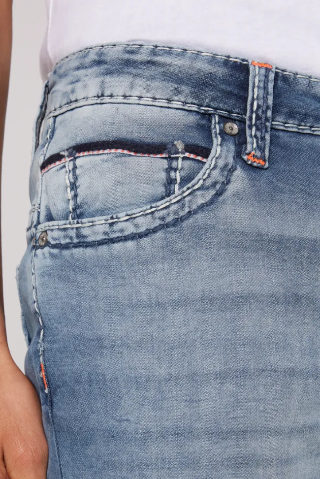 Herren CAMP DAVID & SOCCX Jeans CO:NO Comfort Fit light blue jogg