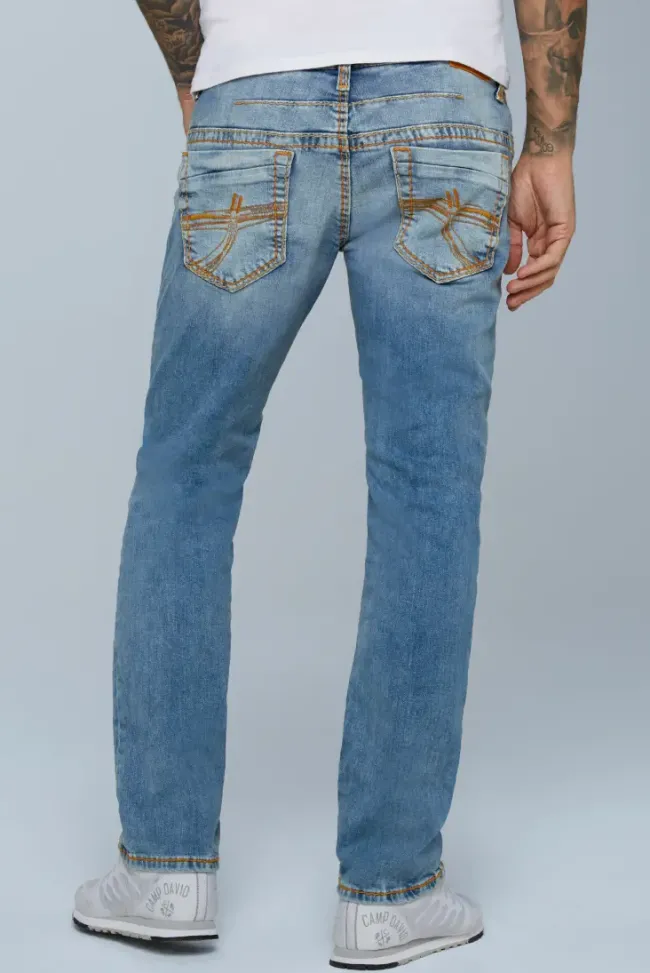 Herren CAMP DAVID & SOCCX Jeans CO:NO Comfort Fit light vintage