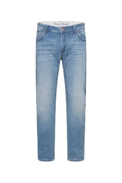 Herren CAMP DAVID & SOCCX Jeans CO:NO Comfort Fit light stone used
