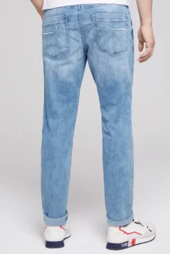 Herren CAMP DAVID & SOCCX Jeans DA:VD Regular Fit blue washed
