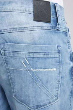 Herren CAMP DAVID & SOCCX Jeans DA:VD Regular Fit blue washed