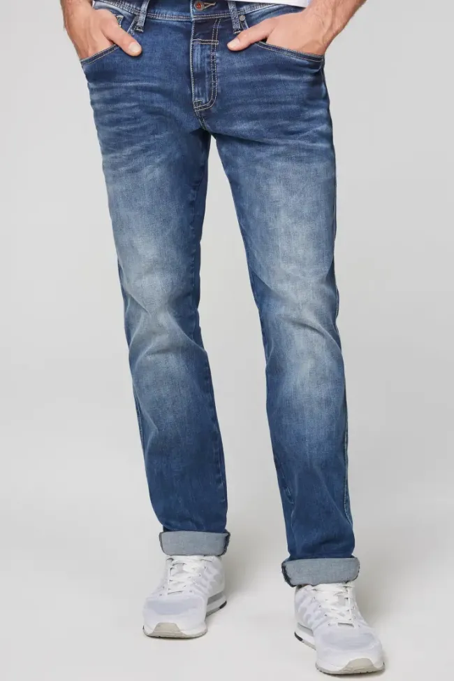 Herren CAMP DAVID & SOCCX Jeans DA:VD Regular Fit blue vintage
