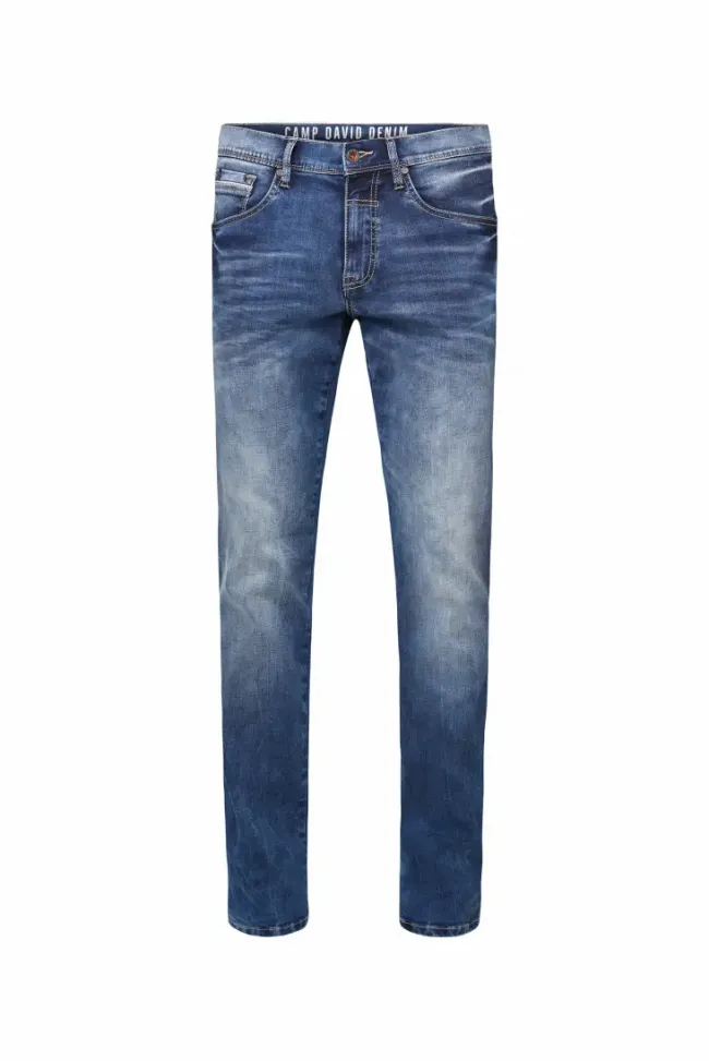 Herren CAMP DAVID & SOCCX Jeans DA:VD Regular Fit blue vintage