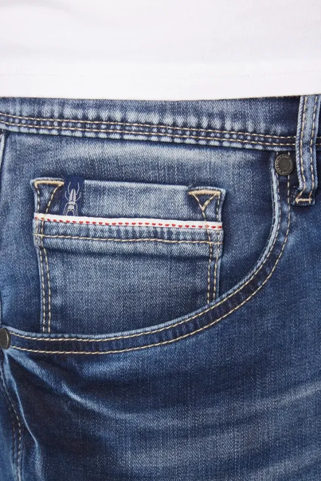 Herren CAMP DAVID & SOCCX Jeans DA:VD Regular Fit blue vintage
