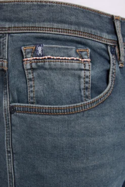 Herren CAMP DAVID & SOCCX Jeans DA:VD Regular Fit blue brown