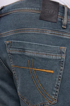 Herren CAMP DAVID & SOCCX Jeans DA:VD Regular Fit blue brown