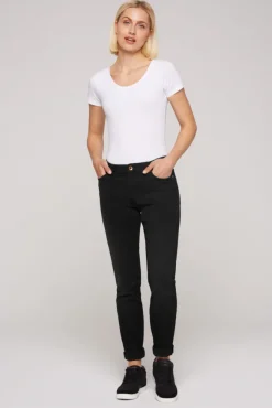 Damen CAMP DAVID & SOCCX Jeans HE:DI Slim Fit black used