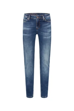 Damen CAMP DAVID & SOCCX Jeans HE:DI Slim Fit blue used