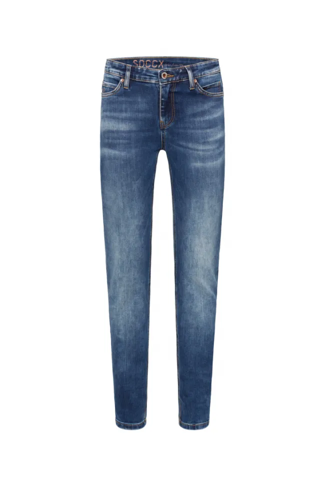 Damen CAMP DAVID & SOCCX Jeans HE:DI Slim Fit blue used