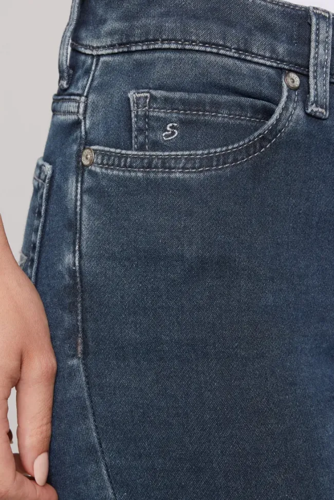 Damen CAMP DAVID & SOCCX Jeans HE:DI Slim Fit blue black jogg