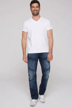 Herren CAMP DAVID & SOCCX Jeans HE:RY Regular Fit blue vintage jogg