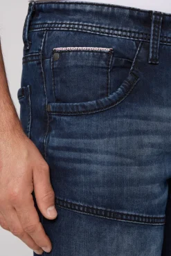 Herren CAMP DAVID & SOCCX Jeans HE:RY Regular Fit blue vintage jogg