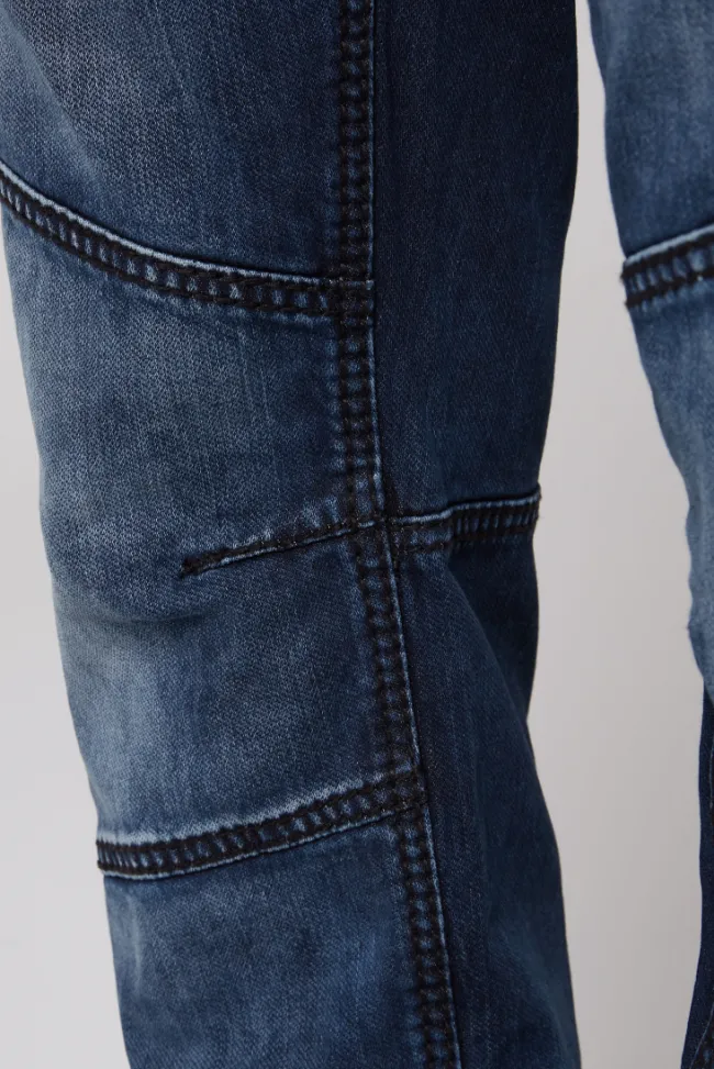 Herren CAMP DAVID & SOCCX Jeans HE:RY Regular Fit blue vintage jogg