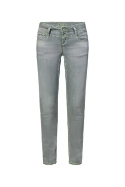 Damen CAMP DAVID & SOCCX Jeans KA:RA Slim Fit light grey used | 26 | 32