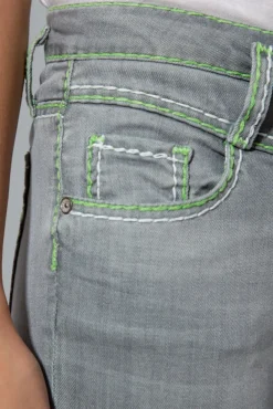 Damen CAMP DAVID & SOCCX Jeans KA:RA Slim Fit light grey used | 26 | 32