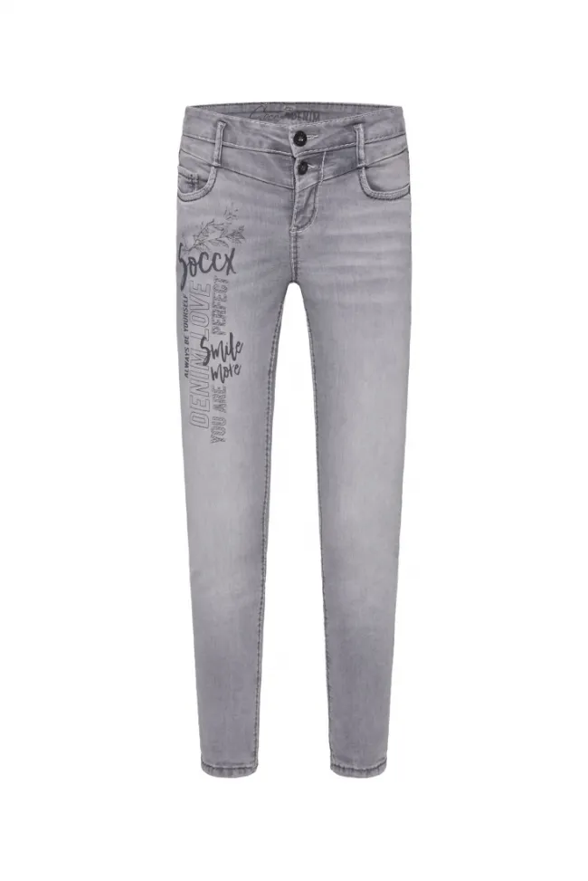 Damen CAMP DAVID & SOCCX Jeans KI:RY Slim Fit dark grey