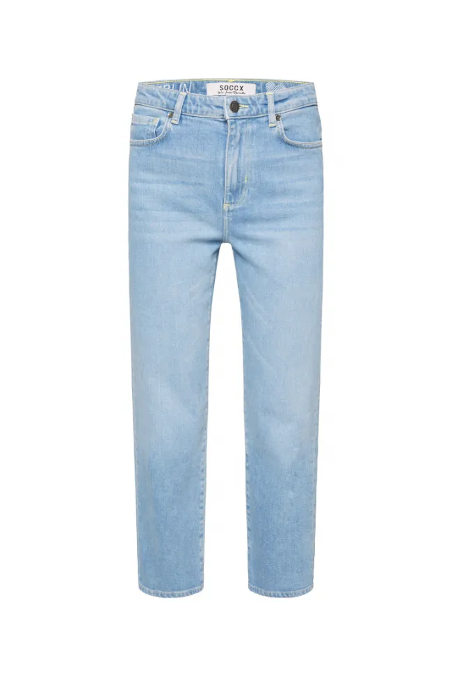 Damen CAMP DAVID & SOCCX Jeans LE:A Mom Fit easy blue