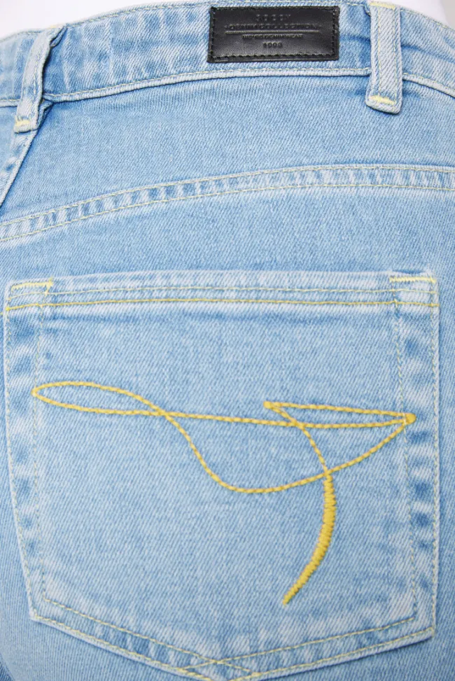 Damen CAMP DAVID & SOCCX Jeans LE:A Mom Fit easy blue