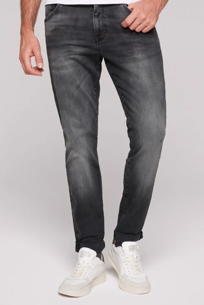 Herren CAMP DAVID & SOCCX Jeans MA:X Regular Fit black vintage