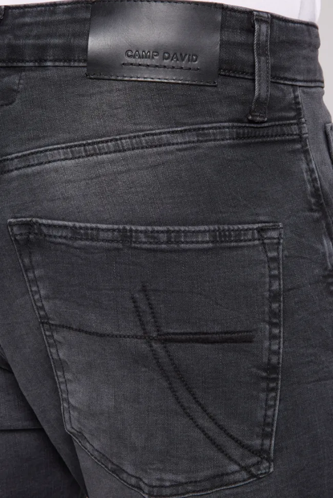 Herren CAMP DAVID & SOCCX Jeans MA:X Regular Fit black vintage
