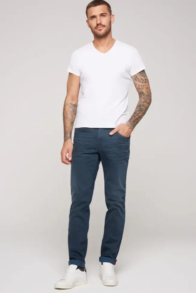 Herren CAMP DAVID & SOCCX Jeans MA:X Regular Fit grey blue