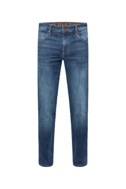 Herren CAMP DAVID & SOCCX Jeans MA:X Regular Fit vintage blue used