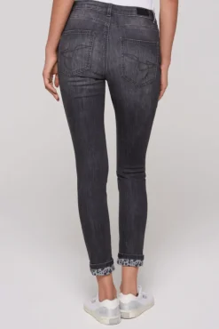 Damen CAMP DAVID & SOCCX Jeans MI:RA Slim Fit black vintage