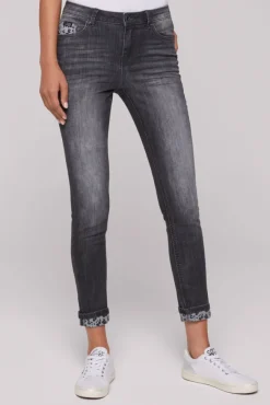 Damen CAMP DAVID & SOCCX Jeans MI:RA Slim Fit black vintage