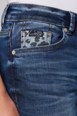 Damen CAMP DAVID & SOCCX Jeans MI:RA Slim Fit blue vintage