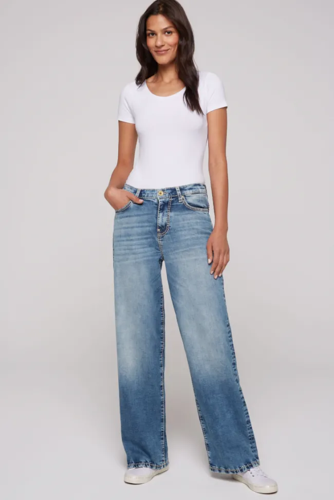 Damen CAMP DAVID & SOCCX Jeans NA:DI Regular Fit blue grey