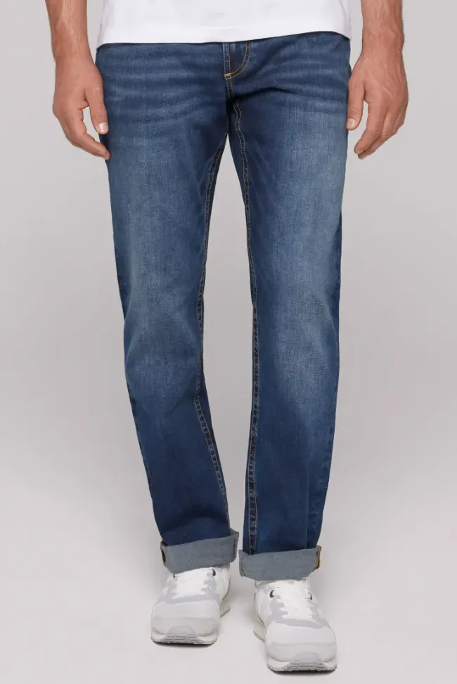 Herren CAMP DAVID & SOCCX Jeans NI:CO Regular Fit blue used