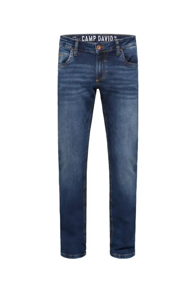 Herren CAMP DAVID & SOCCX Jeans NI:CO Regular Fit blue used